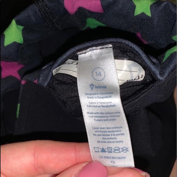 Lululemon Ivivva rhythmic low black tights - Picture 4 of 8